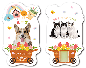 犬のペット名刺